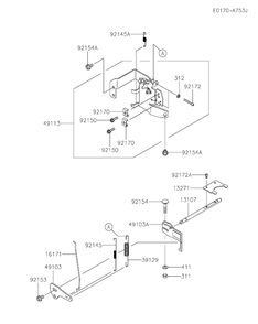 Fx730v-Cs28 Control Equipment Diagram and Parts List for FX730V-CS28  Cub Cadet Lawn Tractor